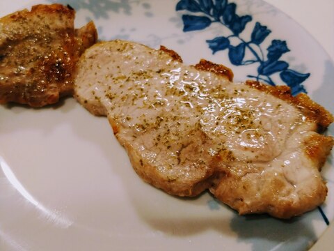 夕飯に☆グリルで簡単とんテキ